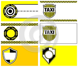 Taxi business cards 90 x 50 mm