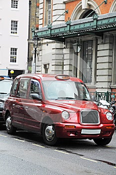 Taxi cab in London