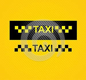 Taxi cab symbol photo