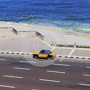 Taxi car ,Alexandria ,Egypt.
