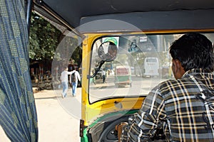 Taxi driver in Varanasi, India