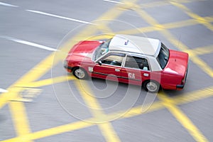 Taxi in Hong Kong