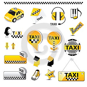 TAXI icons photo