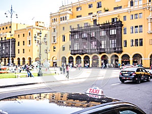 Taxi in Lima