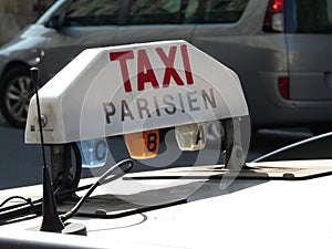 Taxi in paris