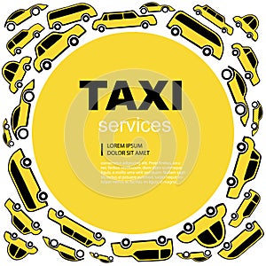 Taxi service background