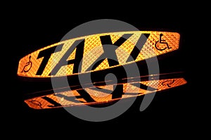 Taxi Sign 2