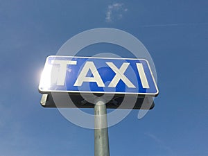 Taxi sign