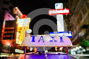 Taxi sign