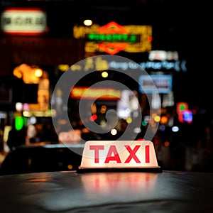 Taxi sign