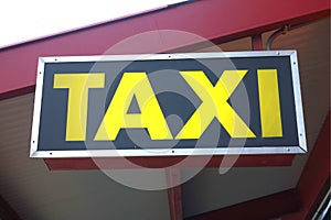 Taxi Sign