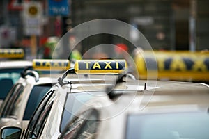 Taxi signs