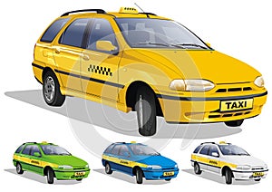 Taxi in three variants