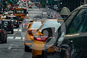 Taxi traffic new york city