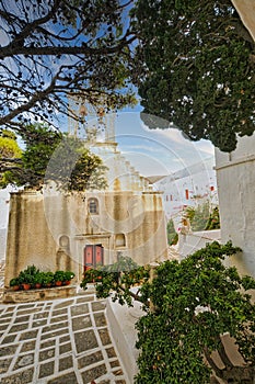 Taxiarches monastery in Serifos island