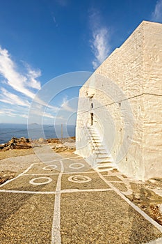 Taxiarches monastery in Serifos island