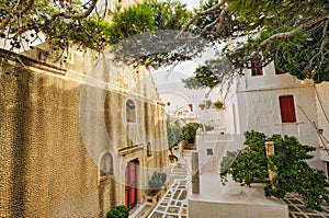 Taxiarches monastery in Serifos island