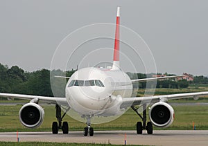 Taxiing after landing