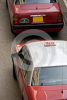 Taxis in Hong Kong