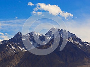 Taxkorgan Mountain Top,At Pamirs Plateau,Xinjiang,China