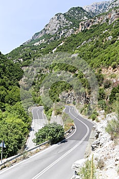 Taygetos Mountain road