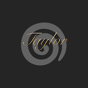 Taylor - Female name