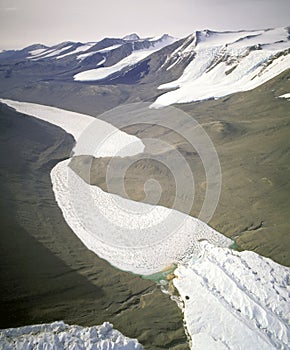 Taylor valley, Antarctica. One of the dry valleys.