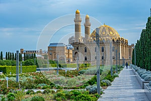 Taza Pir Mosque in Baku, Azerbaijan photo