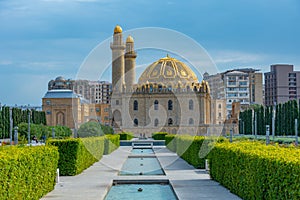 Taza Pir Mosque in Baku, Azerbaijan photo