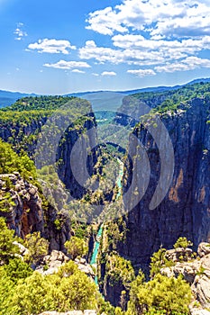 Tazi canyon in Manavgat Antalya Turkey