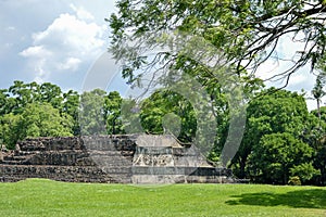 Tazumal archaeological site of Maya civilization in El Salvador. Central America