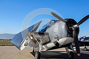 TBF Avenger bomber on tarmac