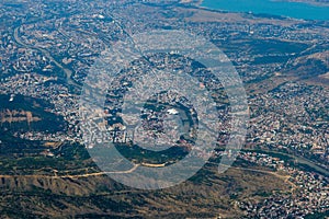 tbilisi georgia aerial view of