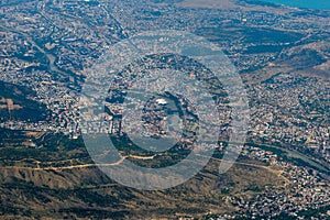 tbilisi georgia aerial view of