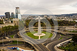 TBILISI, GEORGIA - Apr 05, 2020: Tbilisi on Lockdown from a pandemic in May 2020