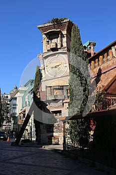 Tbilisi, Georgia - March 29 2022: Puppet Theater Rezo Gabriadze photo