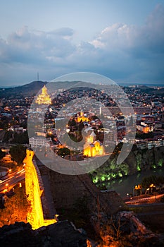 Tbilisi at night