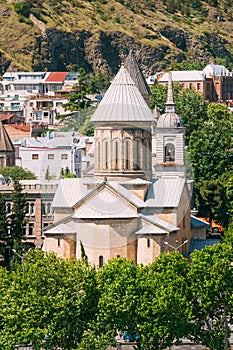 Tbilisi Sioni Cathedral, Georgia. Cathedral of Saint Mary of Zio photo