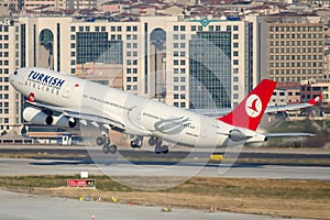 TC-JDN Turkish Airlines, Airbus A340-313X named ADANA