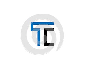 TC Letter Logo And Icon Design photo
