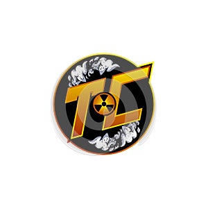 TC Logo Monogram ESport Gaming with Gas Shape Design