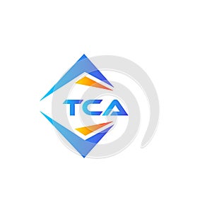 TCA abstract technology logo design on white background. TCA creative initials letter logo concept