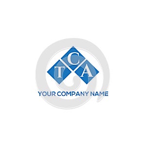TCA letter logo design on BLACK background. TCA creative initials letter logo concept. TCA letter design