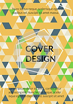 TCover Design. Template for Business Broshure,Cover