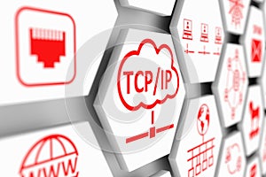 TCP IP concept