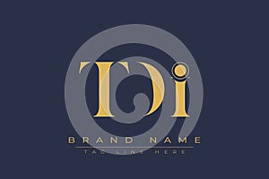 TDI abstract letter logo design