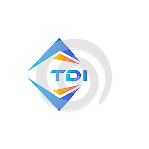 TDI abstract technology logo design on white background. TDI creative initials letter logo concept