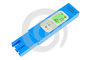TDS meter, closeup. 3D rendering