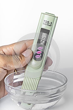 TDS meter widely used to measure the exact level of impurities in the water that passed through the RO DI filter to replace fresh
