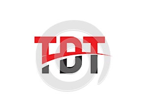TDT Letter Initial Logo Design Vector Illustration